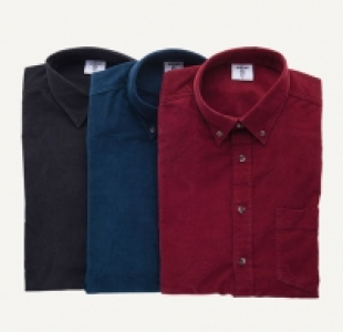 Camisa de pana para hombre