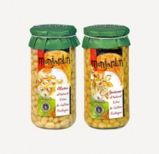 Monjardín Alubias o garbanzos ecológicos