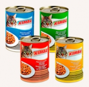 Comida húmeda para gatos en lata 0.45 €