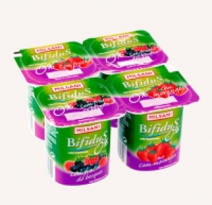 Milsani Bífidus con fruta desnatado
