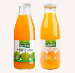Gutbio Zumo de manzana o naranja ecológico