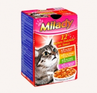 Aldi Milady Comida húmeda para gatos en sobre