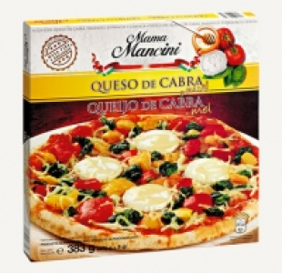 Aldi Mama Mancini Pizza de queso de cabra y miel