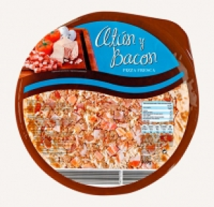 Pizza de atún y Bacon