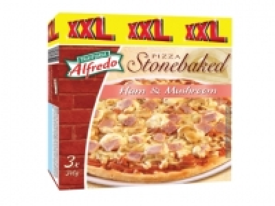 Lidl  Trattoria Alfredo Pizza de jamón y champiñones al horno XX