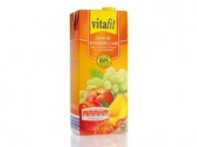 Vitafit zumo de melocotón y uva 0.69 €