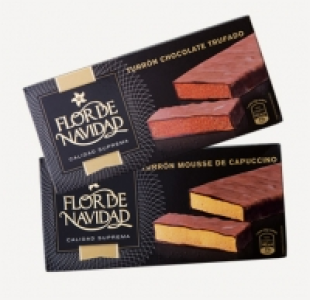 Aldi Flor De Navidad Turrón choco trufado o Capuccino