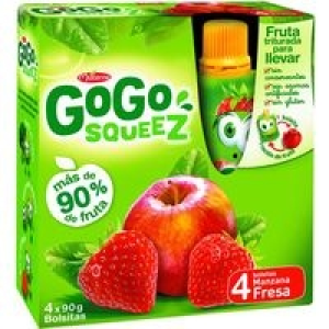 F.Manz-Fresa Gogo Squeez 4x90g