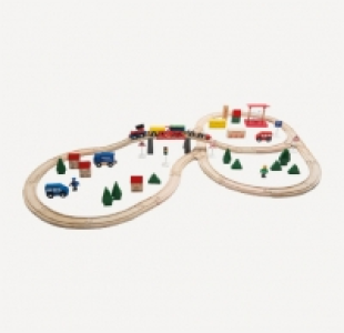 Aldi  TREN DE MADERA