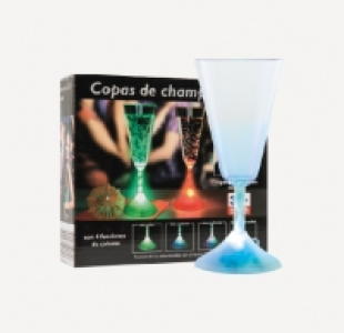 Copas de cava LED