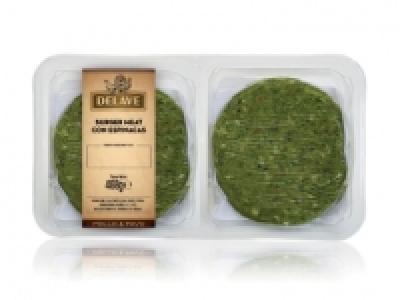 Delave Hamburguesa de pollo y espinacas 2.99 €