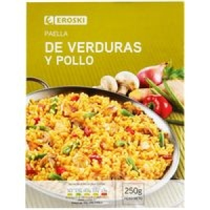 Paella de pollo y verduras EROSKI