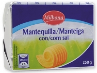 MILBONA Mantequilla con sal 0.99 €
