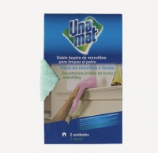 Unamat&reg; BAYETA DOBLE DE MICROFIBRA