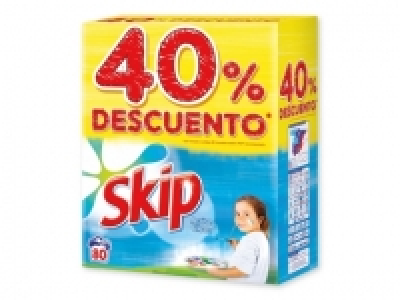 SKIP Detergente en polvo Active clean 9.99 €