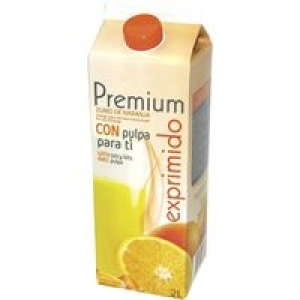 Zumo de naranja exprimido con pulpa Z&Uuml; PREMIUM