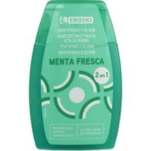 Dentífrico y elixir 2en1 menta fresca EROSKI