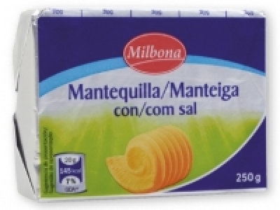 Lidl  MILBONA Mantequilla con sal