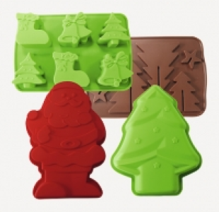 Moldes de silicona para Navidad