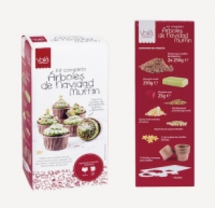 Aldi  Kit Cupcakes árbol de navidad