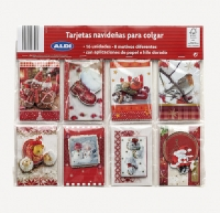 Tarjetas de navidad para regalo