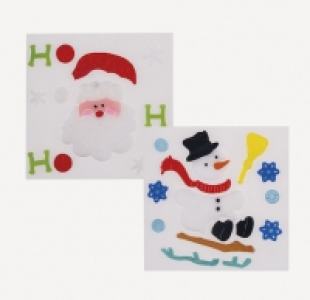 Pegatinas navideñas de gel