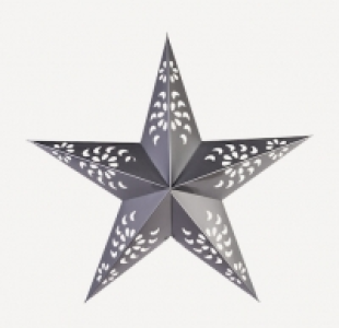 Estrella de papel con luz 10 LEDs