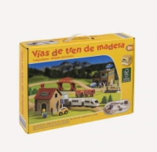 Tren o autovía de madera