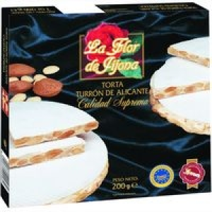 Torta de turrón de Alicante supr. LA FLOR de JIJONA