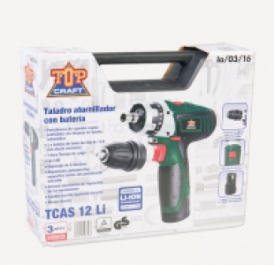Top Craft® TALADRO ATORNILLADORA BATERÍA