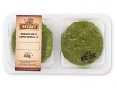 Lidl  DELAVE Hamburguesa de pollo y espinacas