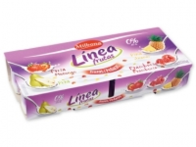 Lidl  MILBONA Yogur desnatado con trozos de fruta