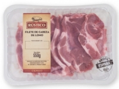 RÚSTICO Filetes de cabeza de lomo de cerdo 1.99 €