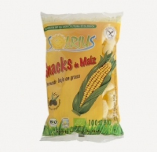 Solrius® SNACK ECOLÓGICO DE MAÍZ CON ACEITE DE OLIVA