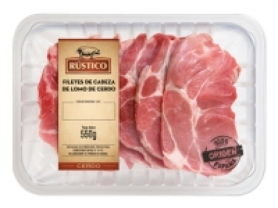 RÚSTICO Filetes de cabeza de lomo de cerdo 1.99 €