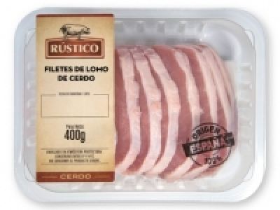 RÚSTICO Filetes de lomo de cerdo 2.20 €