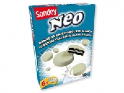 Lidl  SONDEY Galletas Neo ba&ntilde;adas en chocolate