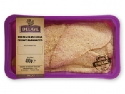 Lidl  DELAVE Filetes de pechuga de pavo empanados