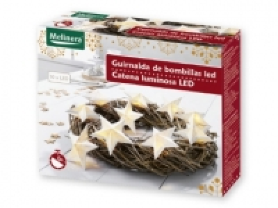 Lidl  MELINERA Guirnalda de Navidad con LEDs