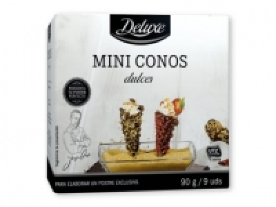 Lidl  DELUXE Mini conos dulces para rellenar