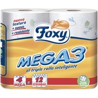 Eroski  Papel higiénico FOXY Mega 3