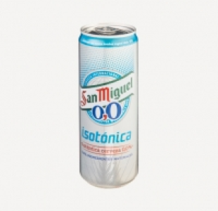 San Miguel® CERVEZA 0,0 ISOTÓNICA
