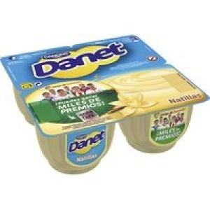 Natillas de vainilla DANONE Danet