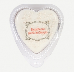 BIZCOCHO CON FORMA DE CORAZÓN