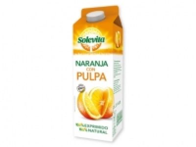 SOLEVITA Zumo de naranja exprimido con pulpa 0.65 €