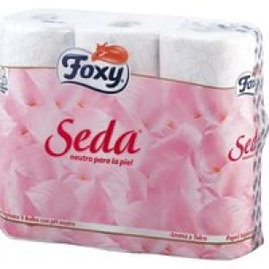 Eroski  Papel higiénico FOXY Seda