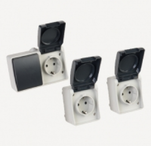 Top Craft® Enchufes o interruptores para estancias húmedas