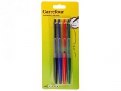 Blíster de 4 Bolígrafos de Colores