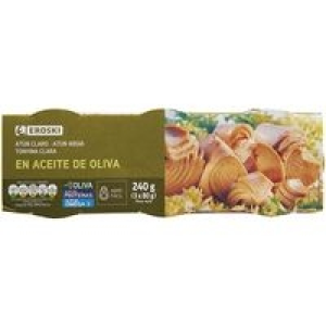 At&uacute;n claro en aceite de oliva EROSKI 2.00&nbsp;&euro;