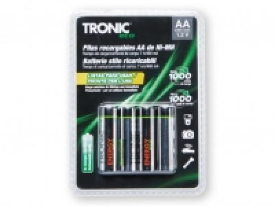 TRONIC Pilas recargables 3.99 €